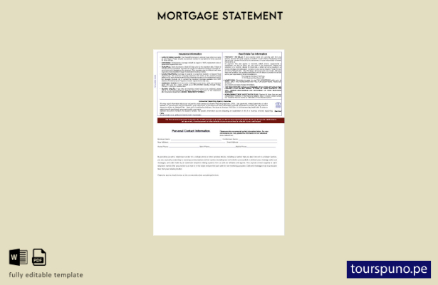 listo para imprimir el extracto de hipoteca del banco UAE Rakbank Elite en for 1